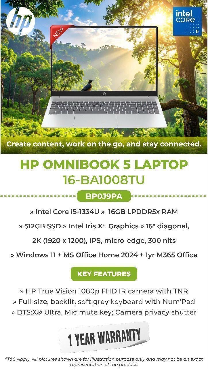 HP OMNIBOOK 5 16-BA1008TU